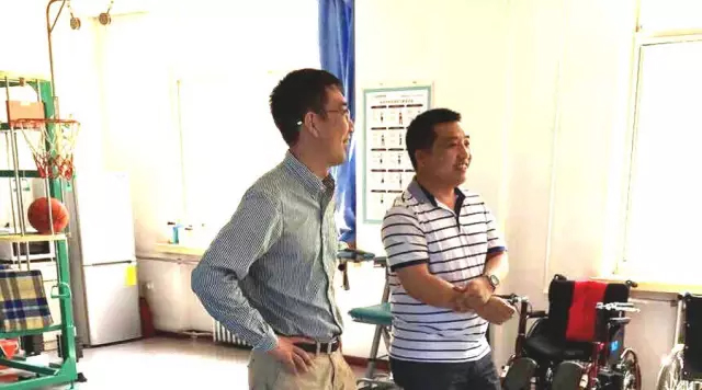 蔡斌来访山西华晋骨科医院康复医学科