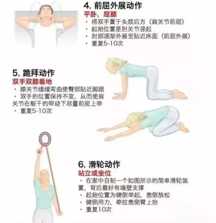 肩周炎康复动作